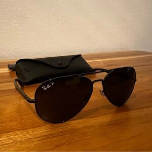 Ray-Ban RB3675 Black Polarized Sunglasses